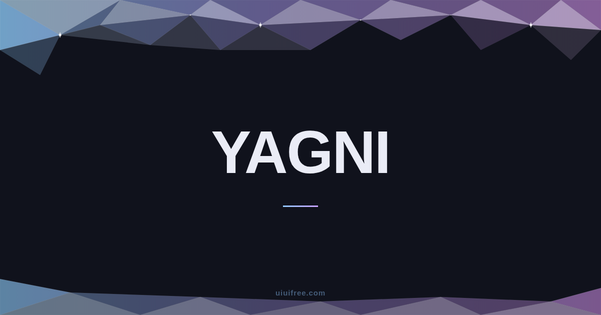 YAGNI